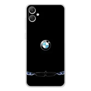 Силіконовий бампер з картинкою машини на Samsung Galaxy A06 (Чорний BMW)