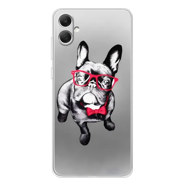 Чехол с рисунком «Бульдог в очках» для Samsung Galaxy A06 Чехол с рисунком «Бульдог в очках» для Samsung Galaxy A06