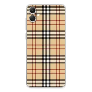 Чехол с Брендами одежды на Гелекси А06 (Burberry стиль)