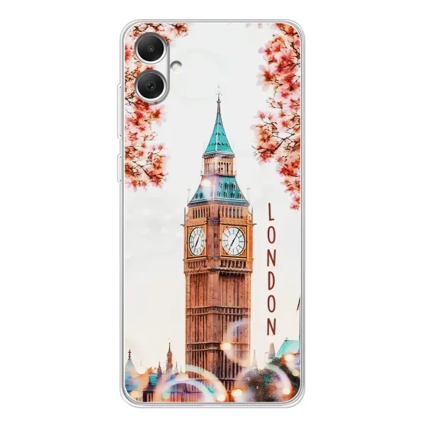 Чехол с рисунком «Часы Лондон» для Samsung Galaxy A06 Чехол с рисунком «Часы Лондон» для Samsung Galaxy A06