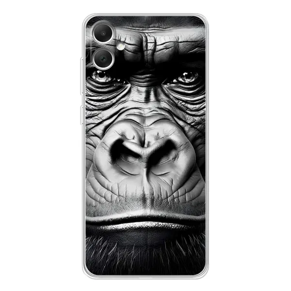 Чехол с рисунком «Черная обезьяна» для Samsung Galaxy A06 Чехол с рисунком «Черная обезьяна» для Samsung Galaxy A06