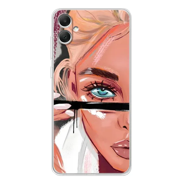 Чехол с рисунком «Девушка и ресницы» для Samsung Galaxy A06 Чехол с рисунком «Девушка и ресницы» для Samsung Galaxy A06