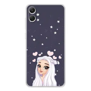 Чохол Стильні дівчата на Samsung Galaxy A06 (Дівчина та серця)