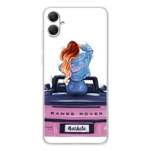 Силіконовый Чохол на Samsung Galaxy A06 з картинкой Модных девушек (Дівчина на машині)