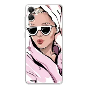 Чохол з картинкою Модні Дівчата Samsung Galaxy A06 (Дівчина в халаті)