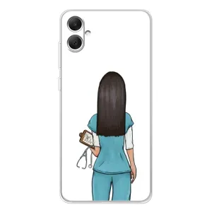 Силиконовый бампер (Работники) на Samsung Galaxy A06 (Доктор)