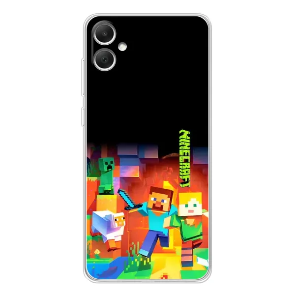 Чехол с рисунком «Герой Майнкрафт» для Samsung Galaxy A06 Чехол с рисунком «Герой Майнкрафт» для Samsung Galaxy A06