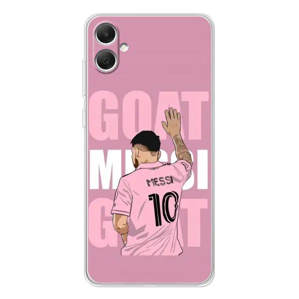 Чехол с рисунком «GOAT MESSI» для Samsung Galaxy A06 Чехол с рисунком «GOAT MESSI» для Samsung Galaxy A06