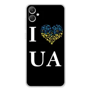 Силиконовый Чехол на Samsung Galaxy A06 (Я-Украина) (I Love UA)
