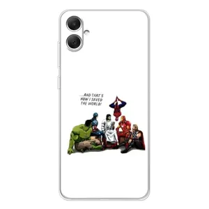 Чехлы для Samsung Galaxy A06 (Для Христиан) (Иисус супергерой)