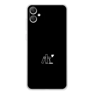 Чохол з картинками на чорному фоні для Samsung Galaxy A06 (Книжки)