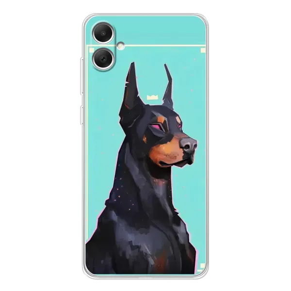 Чехол с рисунком «Король доберман» для Samsung Galaxy A06 Чехол с рисунком «Король доберман» для Samsung Galaxy A06