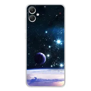 Чехол (ТПУ) с планетами на Samsung Galaxy A06 (Космический вид)