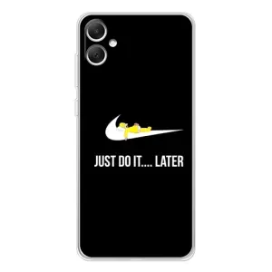 Силиконовый Чехол на Samsung Galaxy A06 с картинкой Nike (Later)