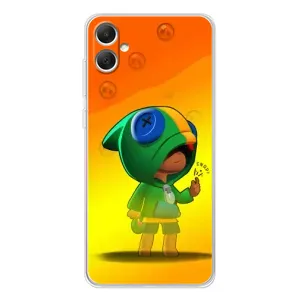 Чохол Бравл Старс для Samsung Galaxy A06 (LEON в кофті)