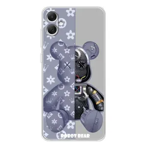 Силиконовый чехол для Samsung Galaxy A06 (Медведь Louis Vuitton)
