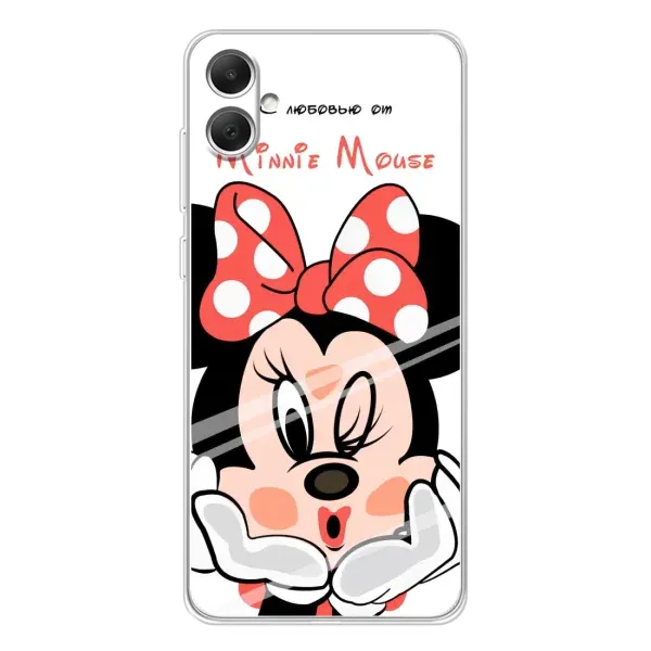 Чехол с рисунком «Minni Mouse» для Samsung Galaxy A06 Чехол с рисунком «Minni Mouse» для Samsung Galaxy A06