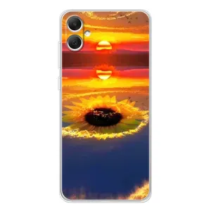 Чехлы с картинкой Подсолнухов для Гелекси А06 (Небо подсолнух)