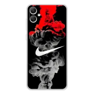 Силиконовый Чехол на Samsung Galaxy A06 с картинкой Nike (Nike дым)