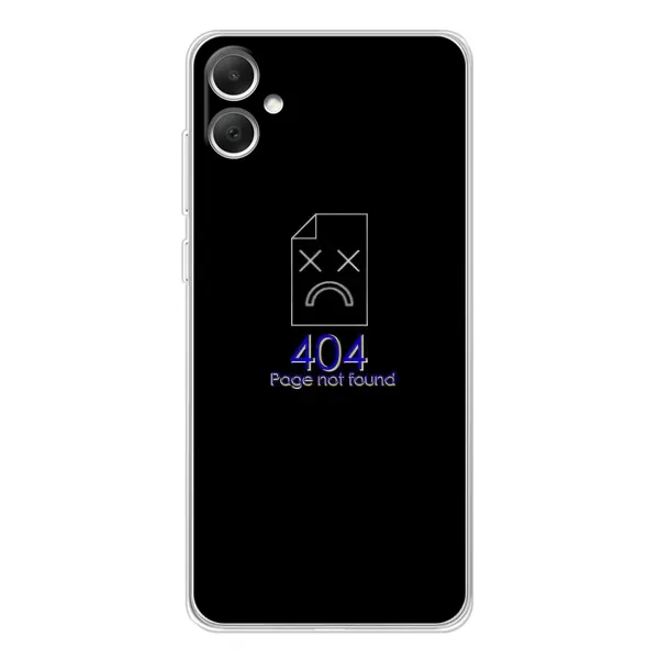 Чехол с рисунком «Ошибка 404» для Samsung Galaxy A06 Чехол с рисунком «Ошибка 404» для Samsung Galaxy A06
