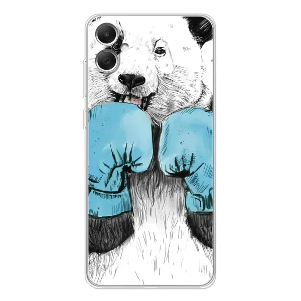 Чехол с рисунком «Панда боксер» для Samsung Galaxy A06 Чехол с рисунком «Панда боксер» для Samsung Galaxy A06