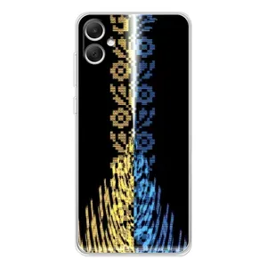 Силиконовый Чехол на Samsung Galaxy A06 (Патриотическая вышиванка)