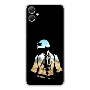 Силиконовый чехол с картинкой "Герой Pubg" на Samsung Galaxy A06 (Пубг мен)