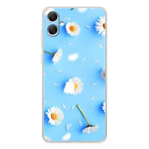 Чохол з Квітами для Samsung Galaxy A06 (ромашки на блакитному)