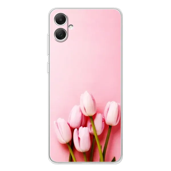 Чехол с рисунком «Розовые тюльпаны» для Samsung Galaxy A06 Чехол с рисунком «Розовые тюльпаны» для Samsung Galaxy A06