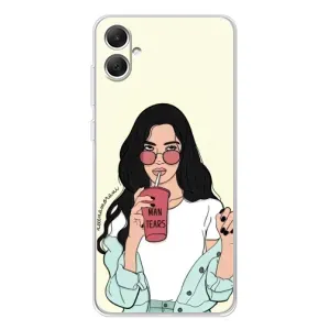Силіконовый Чохол на Samsung Galaxy A06 з картинкой Модных девушек (З напоєм)