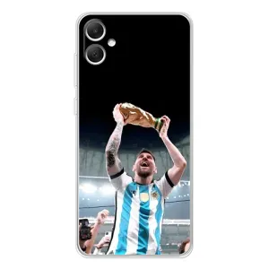 Чехлы Лео Месси Аргентина для Samsung Galaxy A06 (Счастливый Месси)