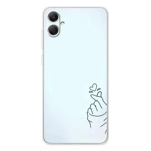 Чехол с рисунком «Сердце на голубом» для Samsung Galaxy A06 Чехол с рисунком «Сердце на голубом» для Samsung Galaxy A06
