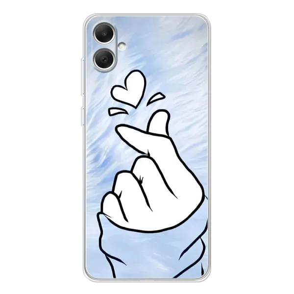 Чехол с рисунком «Сердечка знак» для Samsung Galaxy A06 Чехол с рисунком «Сердечка знак» для Samsung Galaxy A06