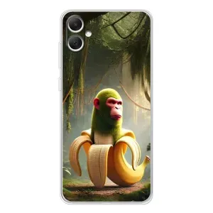 Чехол с мемами тралалело тралала для Samsung Galaxy A06 (Шимпанзини бананини)