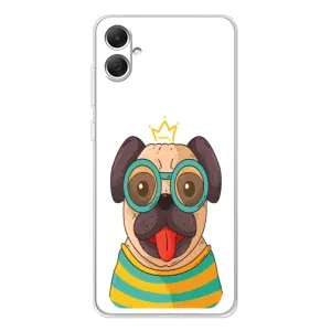 Бампер для Samsung Galaxy A06 с картинкой "Песики" (Собака Король)