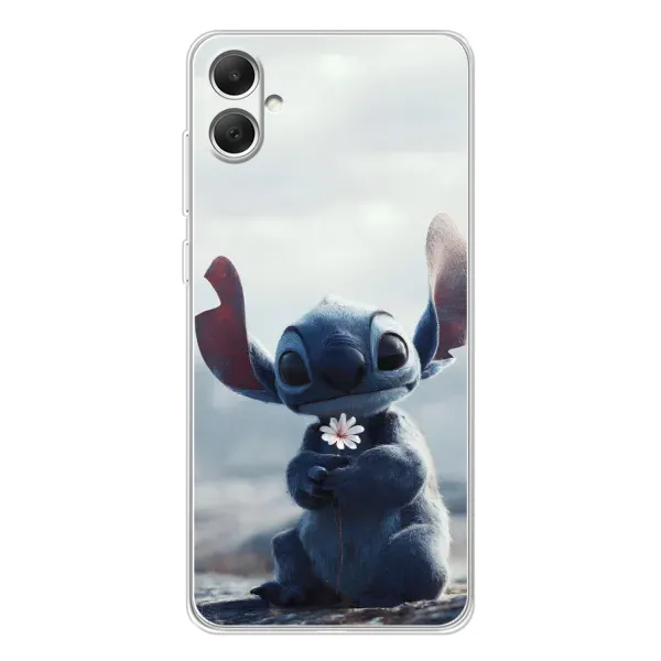 Чехол с рисунком «Стич с цветочком» для Samsung Galaxy A06 Чехол с рисунком «Стич с цветочком» для Samsung Galaxy A06