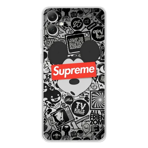 Чехол с рисунком «Supreme Маус» для Samsung Galaxy A06 Чехол с рисунком «Supreme Маус» для Samsung Galaxy A06