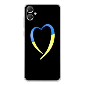 Силиконовый Чехол на Samsung Galaxy A06 (Я-Украина) (Украинское сердце)