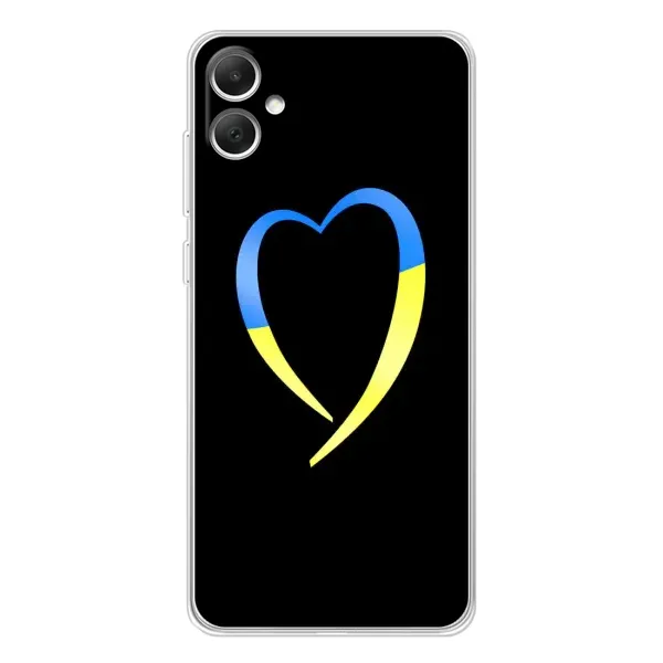 Чехол с рисунком «Украинское сердце» для Samsung Galaxy A06 Чехол с рисунком «Украинское сердце» для Samsung Galaxy A06