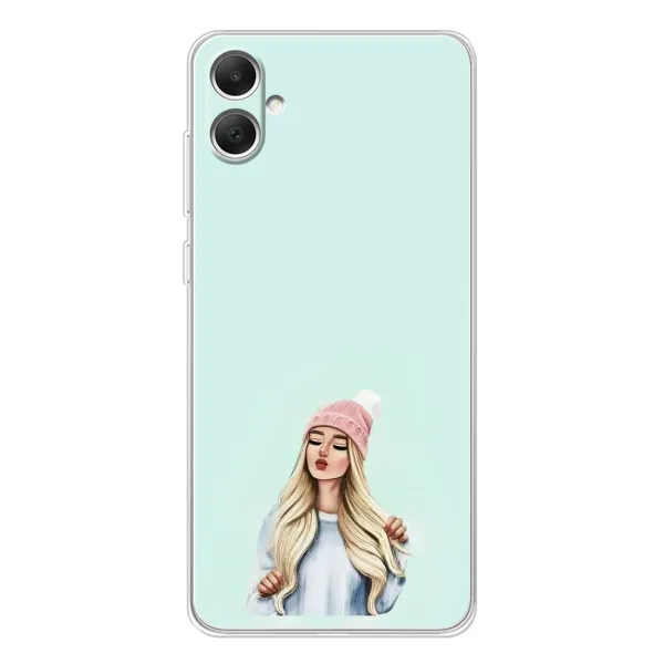 Чехол с рисунком «В шапке» для Samsung Galaxy A06 Чехол с рисунком «В шапке» для Samsung Galaxy A06