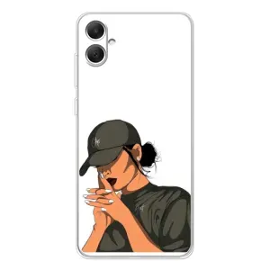 Силіконовый Чохол на Samsung Galaxy A06 з картинкой Модных девушек (У зеленому)