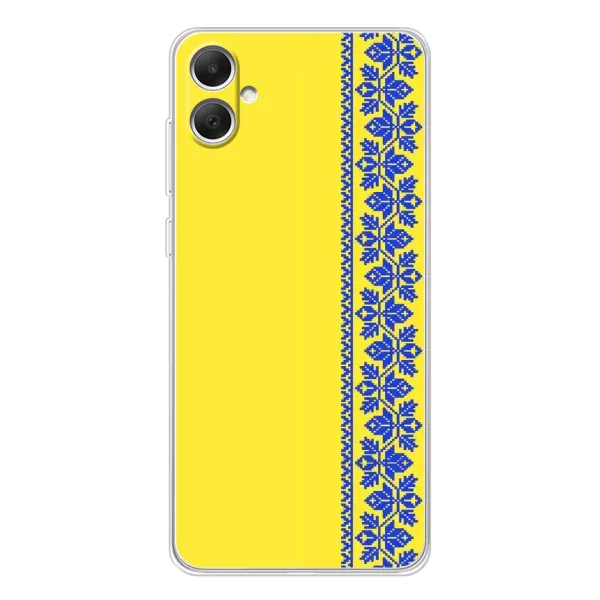 Чехол с рисунком «Вышиванка на желтом» для Samsung Galaxy A06 Чехол с рисунком «Вышиванка на желтом» для Samsung Galaxy A06