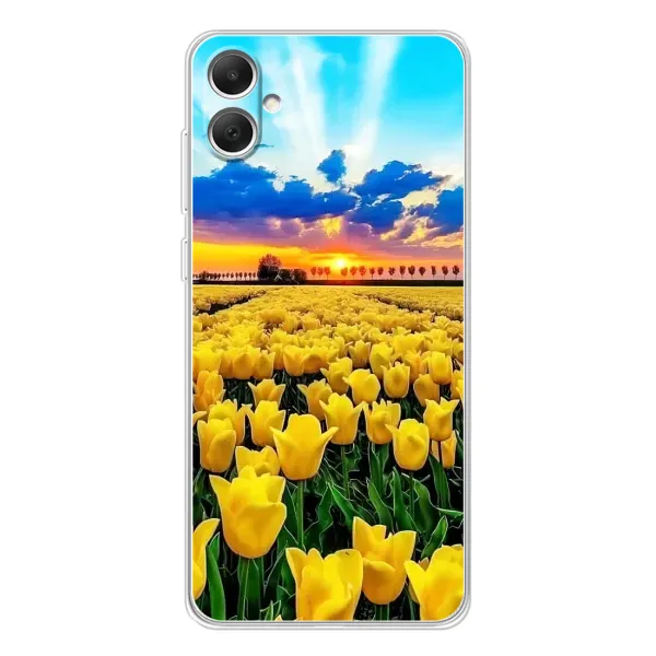 Чехол с рисунком «Желтые тюльпаны» для Samsung Galaxy A06 Чехол с рисунком «Желтые тюльпаны» для Samsung Galaxy A06