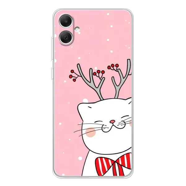 Чехол с рисунком «Зимний кот» для Samsung Galaxy A06 Чехол с рисунком «Зимний кот» для Samsung Galaxy A06