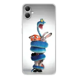 Силиконовый чехол с принтом Зоотрополіс для Samsung Galaxy A06 (Змея Зоо)