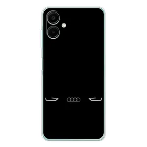 Силіконовий бампер з картинкою машини на Samsung Galaxy A07 (Сілует Audi)