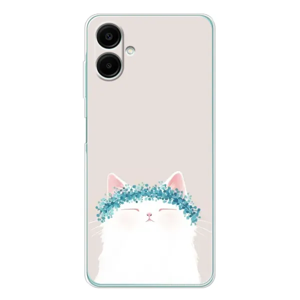 Чохол з малюнком «Білий котик» для Samsung Galaxy A07 Чохол з малюнком «Білий котик» для Samsung Galaxy A07