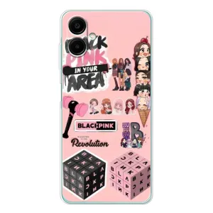 Чехлы с картинкой для Samsung Galaxy A07 (BLACK PINK коллаж)