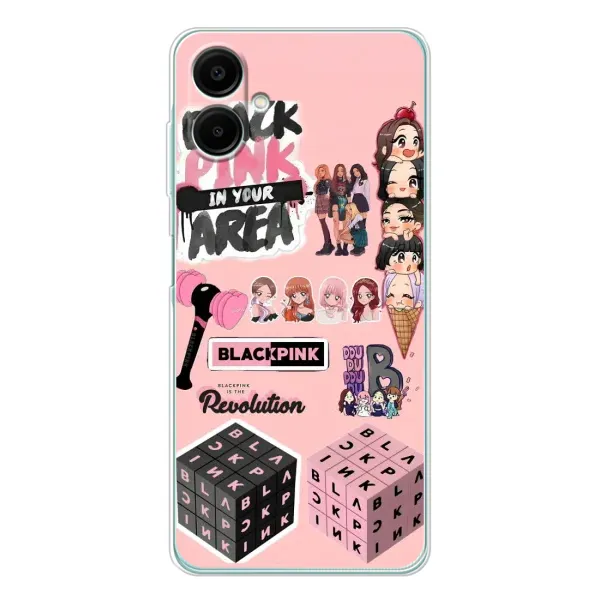 Чехол с рисунком «BLACK PINK коллаж» для Samsung Galaxy A07 Чехол с рисунком «BLACK PINK коллаж» для Samsung Galaxy A07