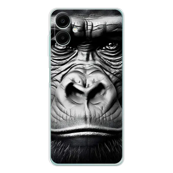 Чехол с рисунком «Черная обезьяна» для Samsung Galaxy A07 Чехол с рисунком «Черная обезьяна» для Samsung Galaxy A07